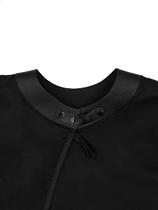 Пеньюар с воротником из неопрена INARI IWC01 Черный