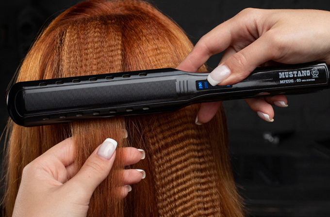 Щипцы гофре Mustang Professional Wild MPEUG-03 Черный