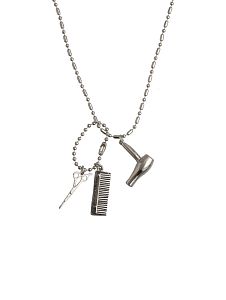 Цепочка с кулоном Blowdryer Biz-05 Серебристый