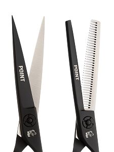 Набор ножниц Mustang Professional POINT NP-02 Чёрный 5,5 дюйм