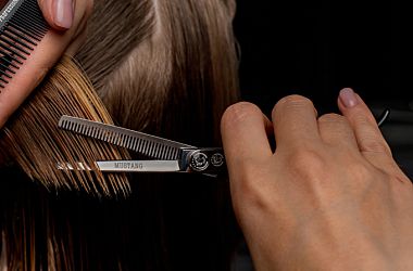 Ножницы филировочные Mustang Base NB-06 Чёрный 5,5 дюйм