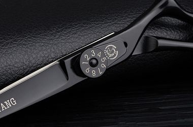 Набор ножниц Mustang Professional 3D HAND NP-03 Черный 5,5 дюймов