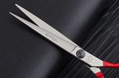 Ножницы прямые Mustang Base NB-05 Красный 5,5 дюйм