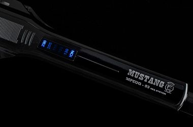 Щипцы гофре Mustang Professional Wild MPEUG-03 Черный